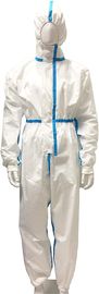 反塵の換気の非多孔性の白く使い捨て可能なスーツ