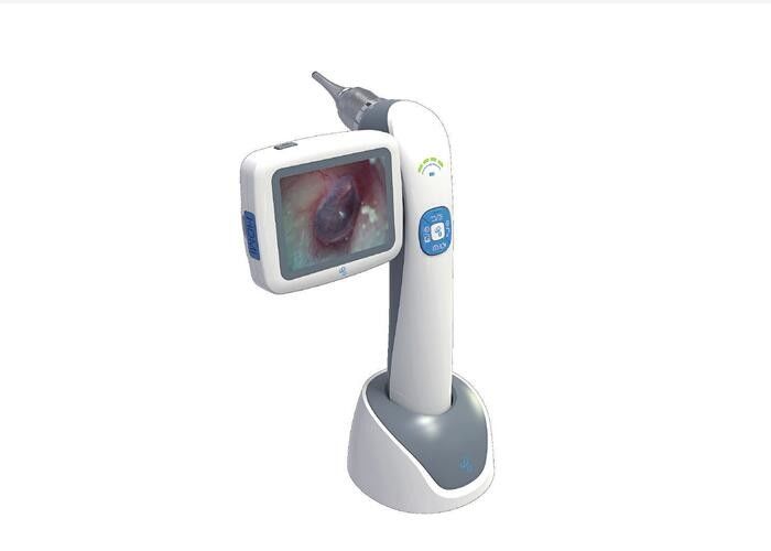 USBおよび3インチ スクリーンが付いている医学のデジタル規模の小型OtoscopeのLaryngoscopeのRinoscopeのビデオ・カメラ