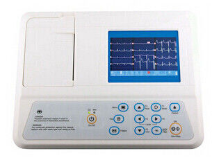 デジタル Electrocardiograph のポータブル 12 の鉛の Ecg 機械 3 チャネル