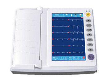 10 インチのタッチ画面 ECG のモニタリング システムの記録方式 3ch+++ 6ch 6ch+ 12ch